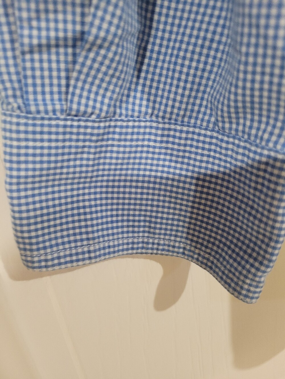 Chaps Mens Vintage Colorblock Gingham Button-Down Shirt Green Blue Red Size XXL - Picture 6 of 9